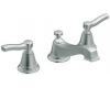 Moen Rothbury CAT6205 Chrome Two-Handle Low Arc Bathroom Faucet Trim