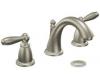 Moen Brantford CAT6620BN Brushed Nickel Two-Handle Low Arc Bathroom Faucet Trim