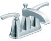 Moen Divine S452 Chrome Two-Handle Low Arc Bathroom Faucet