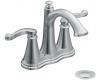 Moen Savvy S492 Chrome Two-Handle High Arc Bathroom Faucet