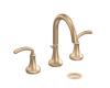 Moen Icon T6520BB Brushed Bronze 8-16" Widespread Faucet Trim with Lever Handles & Pop-Up