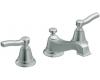 Moen TS6205 Rothbury Chrome Two-Handle Low Arc Bathroom Faucet