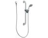 Moen 52224GBM15 Commercial Chrome/Stainless Standard Slide Bar/Grab Bar Shower Handheld Shower