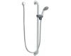 Moen 52236GBP25 Commercial Chrome/Stainless Standard Slide Bar/Grab Bar Shower Handheld Shower