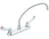 Moen 8282 Commercial Chrome Two-Handle Kitchen High Arc Faucet