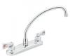 Moen 8283 Commercial Chrome Two-Handle Kitchen High Arc Faucet