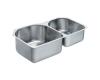 Moen Lancelot 22376 Stainless Steel 32" x 18" Double Bowl Sink