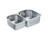 Moen Lancelot 22377 Stainless Steel 32" x 18" Double Bowl Sink