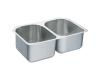 Moen Lancelot 22392 Stainless Steel 27" x 16" Double Bowl Sink