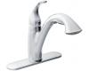 Moen 67545C Camerist Chrome One-Handle Low Arc Pullout Kitchen Faucet