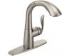 Moen 7294SRS Arbor Spot Resist Stainless Single Handle High Arc Pullout Kitchen Faucet