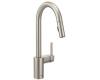 Moen 7565SRS Align Spot Resist Stainless Single Handle High Arc Pulldown Kitchen Faucet