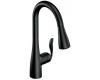 Moen 7594BL Arbor Matte Black One-Handle High Arc Pulldown Single Mount Kitchen Faucet