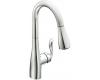 Moen 7594C Arbor Chrome One-Handle High Arc Pulldown Kitchen Faucet