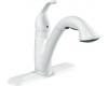 Moen Camerist CA7545W Glacier Single Handle Low Arc Pullout Kitchen Faucet