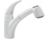 Moen extensa CA7560V Ivory Single Handle Low Arc Pullout Kitchen Faucet