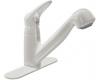 Moen Salora CA7570V Ivory Single Handle Low Arc Pullout Kitchen Faucet