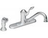 Moen 67308 Castleby Chrome Single Handle Low Arc Kitchen Faucet