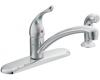 Moen 67430 Chateau Chrome Single Handle Low Arc Kitchen Faucet