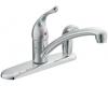 Moen 67434 Chateau Chrome Single Handle Low Arc Kitchen Faucet