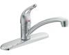 Moen 67445 Chateau Chrome Single Handle Low Arc Kitchen Faucet