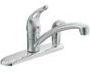 Moen 67454 Chateau Chrome Single Handle Low Arc Kitchen Faucet