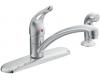 Moen 67460 Chateau Chrome Single Handle Low Arc Kitchen Faucet