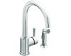 Moen 7106 Level Chrome Single Handle High Arc Kitchen Faucet