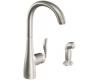 Moen 7790SRS Arbor Spot Resist Stainless Single Handle High Arc Kitchen Faucet