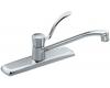 Moen 8712 Commercial Chrome Single Handle Kitchen Faucet with 12" Spout