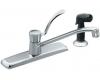 Moen 8722 Commercial Chrome Single Handle Kitchen Faucet with 12" Spout