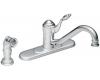 Moen Castleby CA67308 Chrome Single Handle Low Arc Kitchen Faucet