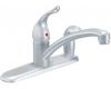 Moen Chateau CA7434BC Brushed Chrome Single Handle Low Arc Kitchen Faucet