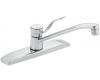Moen Commercial CA8710 Chrome Single Handle Kitchen Faucet With 9" Spout
