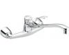 Moen Commercial CA8714 Chrome Single Handle Kitchen Faucet With 12" Spout