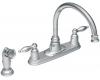 Moen 67905 Castleby Chrome Two Handle High Arc Kitchen Faucet