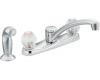 Moen 67910 Chateau Chrome Two Handle Low Arc Kitchen Faucet