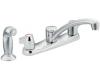 Moen 67911 Chateau Chrome Two Handle Low Arc Kitchen Faucet