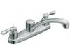 Moen 7906 Chateau Chrome Two Handle Low Arc Kitchen Faucet