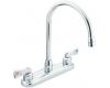 Moen 8287 Commercial Chrome Two Handle Kitchen Faucet