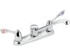 Moen 8798 Commercial Chrome Two Handle Kitchen Faucet