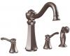 Moen Vestige CA7068ORB Oil Rubbed Bronze Two Handle High Arc Kitchen Faucet