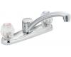 Moen Chateau CA7900 Chrome Two-Handle Low Arc Kitchen Faucet