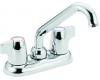 Moen 74998 Chateau Chrome Two-Handle Low Arc Laundry Faucet