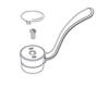 Moen 93380 Commercial Chrome Kitchen Lever Handle Kit