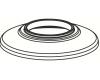 Moen 101016 Chrome 8889 Metering Faucet Wideapread Escutcheon Moen 101016 Chrome 8889 Metering Faucet Wideapread Escutcheon