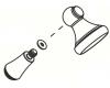 Moen 110309 AquaSuite Chrome Handle Insert Kit