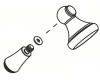 Moen 110309SL AquaSuite Stainless Handle Insert Kit Moen 110309SL AquaSuite Stainless Handle Insert Kit