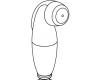 Moen 101474SL Stainless Protege Spray Head & Hose Assembly Moen 101474SL Stainless Protege Spray Head & Hose Assembly