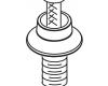 Moen 104235CP Protege Chrome/Polished Brass Hose Guide Moen 104235CP Protege Chrome/Polished Brass Hose Guide